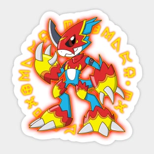 THE FIRE OF COURAGE! Sticker